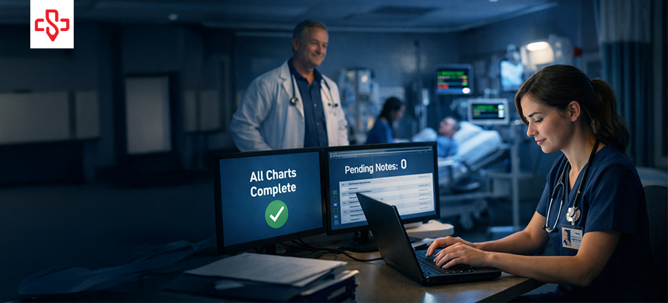 ER clinical documentation services with live scribes improving emergency department workflow